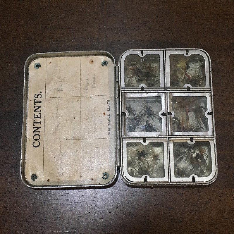 WHEATLEY] OLD DRY FLY BOX (フライ付) Y1 | 北海道フィッシングガイド