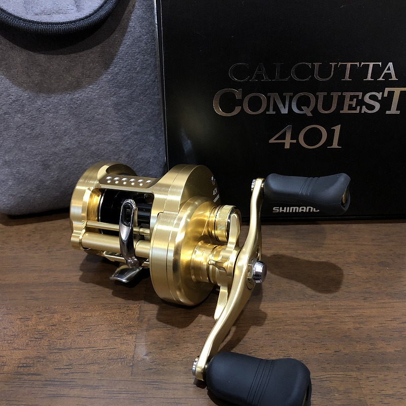 Shimano 18 カルカッタコンクエスト401 Used 北海道フィッシングガイドriver Freak