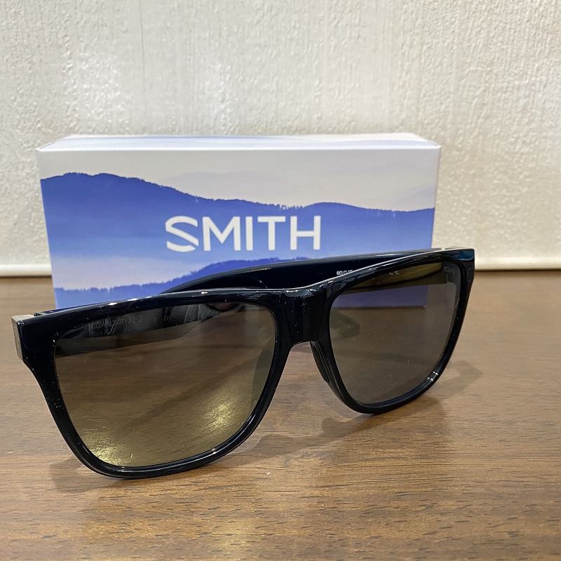 【新品】 SMITH スミス 偏光サングラス 大きめ サイズ Lowdown XL2 807 Black polarized Gray Green 大きい XLサイズ 横幅 大きい 偏光 サングラス メンズ 男性用