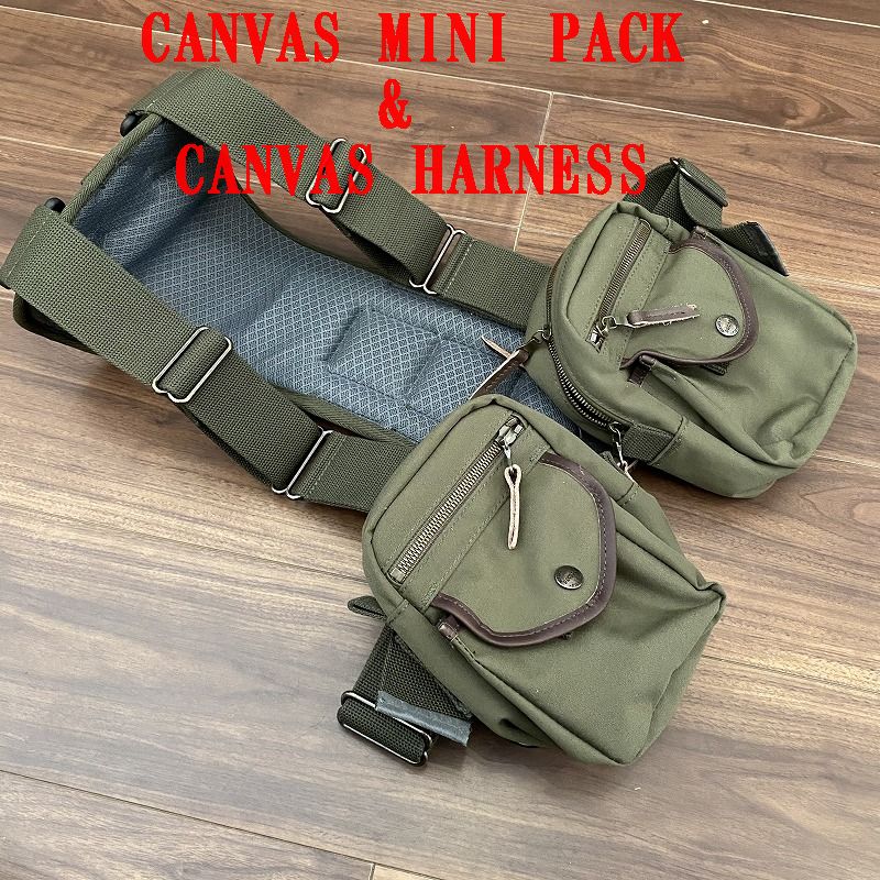 DECODE] CANVAS MINI PACK OLIVE | 北海道フィッシングガイドRiver Freak